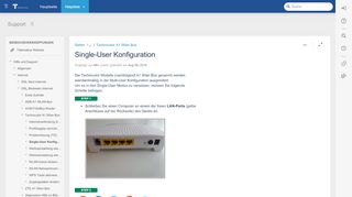 
                            8. Single-User Konfiguration - Support - Globale Seite - Helpdesk