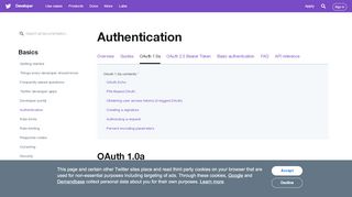 
                            7. Single user OAuth with examples — Twitter Developers
