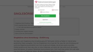 
                            12. Singlebörse ohne Anmeldung - So finden Sie kostenlos einen Partner!