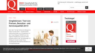 
                            9. Singlebörsen: Test von Preisen, Benutzer- und Servicequalität 2014 ...