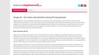 
                            2. Single.de Test – Lohnt sich die Anmeldung? - Kostenlose Singlebörsen