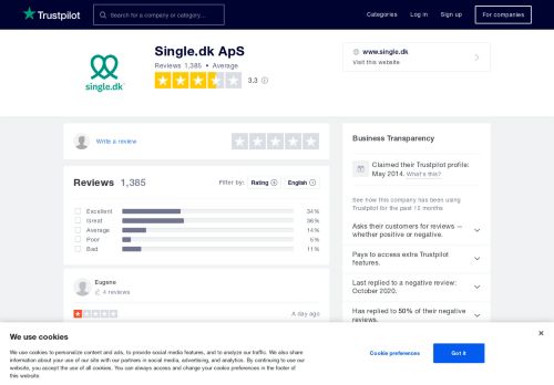
                            9. Single.dk ApS Reviews | Read Customer Service Reviews of www ...