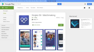 
                            10. Singles 50 - Matchmaking - Apps on Google Play