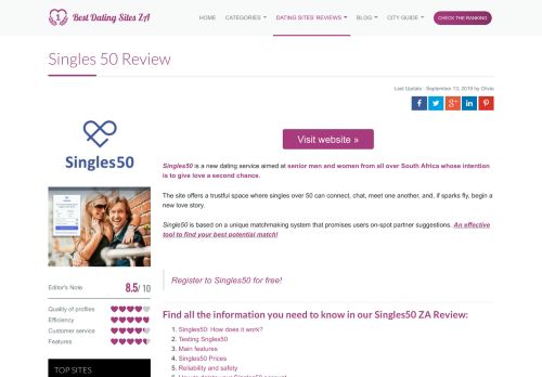
                            2. Singles50 | Best Dating Sites ZA