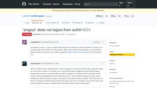 
                            6. `singout` does not logout from auth0 · Issue #223 · auth0/auth0 ...