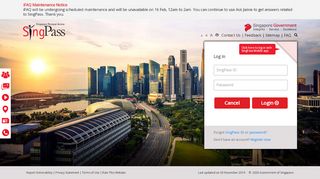 
                            11. SingPass Login - IMDA