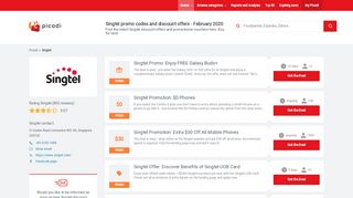 
                            9. Singtel promo code | 50% | February 2019 | Save big! - Picodi Singapore