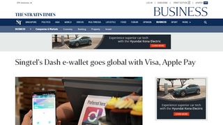 
                            13. Singtel's Dash e-wallet goes global with Visa, Apple Pay ...