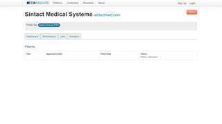 
                            13. Sintact Medical Systems Patents - CB Insights