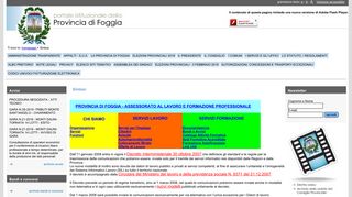 
                            2. Sintesi - Provincia di Foggia: Il portale web della Provincia di Foggia