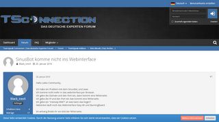 
                            4. SinusBot komme nicht ins Webinterface - Bots (Musik, Chat, Rechte ...