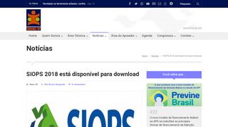 
                            9. SIOPS 2018 está disponível para download - COSEMS/SP