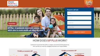 
                            12. SIP Plus Investor - ICICI Prudential Mutual Fund