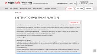 
                            9. SIP | SIP Calculator |Systematic Investment Plan| Reliance Mutual Funds