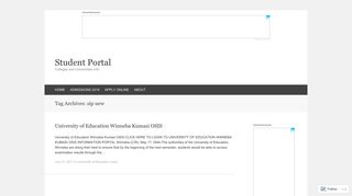 
                            10. sip uew | Student Portal