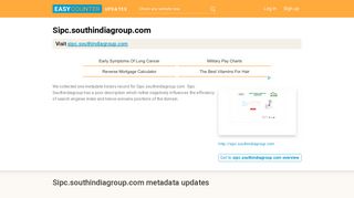 
                            4. Sipc Southindiagroup (Sipc.southindiagroup.com) - SIG Web Apps ...