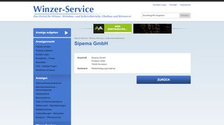 
                            8. Sipema GmbH - Winzer-Service