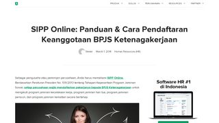 
                            10. SIPP Online: Panduan & Cara Pendaftaran Keanggotaan BPJS ...