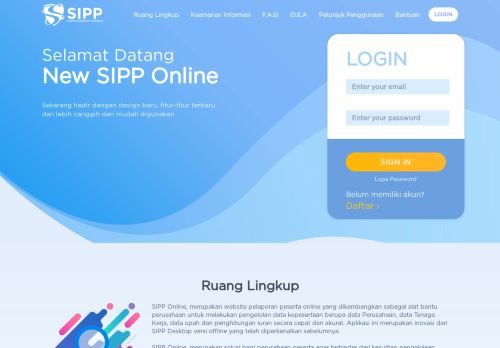 
                            1. SIPP - Sistem Informasi Pelaporan Peserta