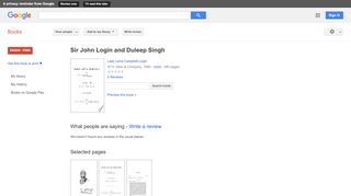 
                            9. Sir John Login and Duleep Singh - Αποτέλεσμα Google Books