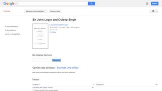 
                            10. Sir John Login and Duleep Singh - Resultado da pesquisa de livros do Google