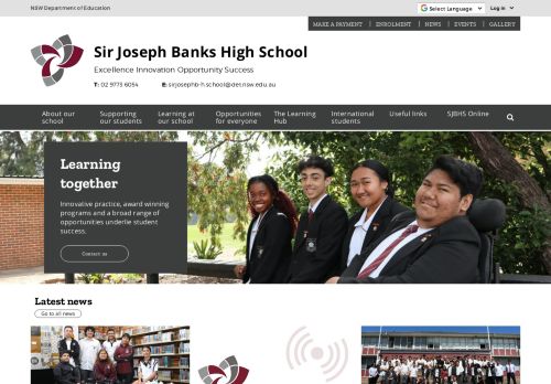 
                            7. Sir Joseph Banks High School: Home