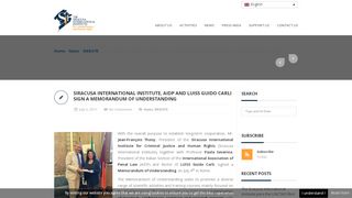 
                            10. Siracusa International Institute, AIDP and LUISS Guido Carli sign a ...