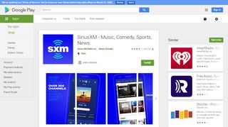 
                            5. SiriusXM - Apps on Google Play