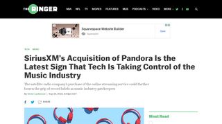 
                            11. SiriusXM Buys Pandora; Sign That Tech Is Overtaking ...