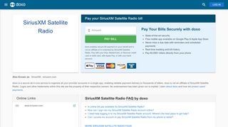 
                            4. SiriusXM Satellite Radio (SiriusXM): Login, Bill Pay, Customer ...