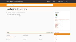 
                            6. sirolad/route-sms-php - Packagist