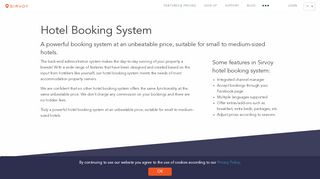 
                            3. Sirvoy Hotel Booking System