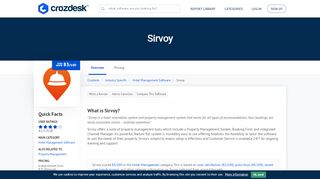 
                            5. Sirvoy Reviews, Pricing and Alternatives | Crozdesk