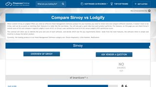 
                            11. Sirvoy vs Lodgify 2019 Comparison | FinancesOnline