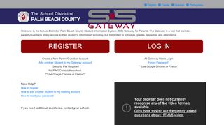 
                            10. SIS Gateway - Palm Beach - The School District of Palm Beach County