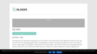 
                            5. SIS HVA Inloggen - Online inloggen bij SIS HVA