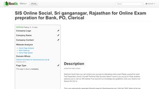 
                            3. SIS Online Social, Sri ganganagar, Rajasthan for Online Exam ...