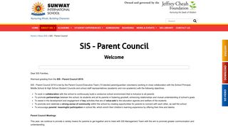 
                            10. SIS - Parent Council | Sunway International School