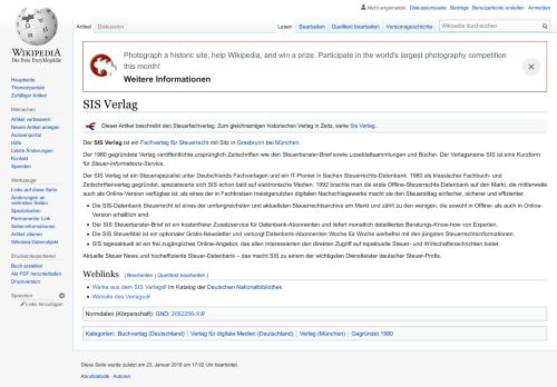 
                            6. SIS Verlag – Wikipedia