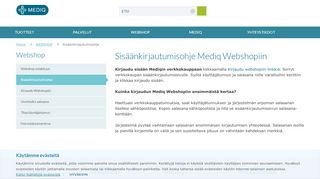 
                            7. Sisaankirjautumisohje - Mediq Suomi