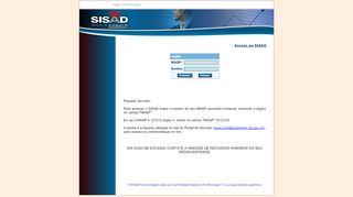 
                            4. SISAD - Sistema de Avaliação de Desempenho