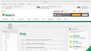 
                            9. Sisal Bingo | Gioco del bingo: qui le informazioni che cerchi