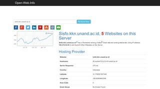 
                            9. Sisfo.kkn.unand.ac.id is Online Now - Open-Web.Info