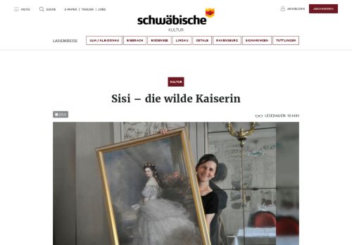 
                            8. Sisi – die wilde Kaiserin - Schwäbische - Schwäbische Zeitung