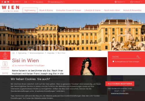 
                            4. Sisi in Wien - WIEN – Jetzt. Für immer - Wien.info
