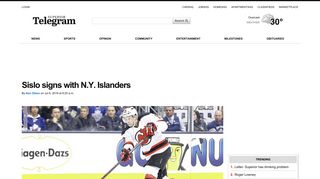 
                            11. Sislo signs with N.Y. Islanders | Superior Telegram