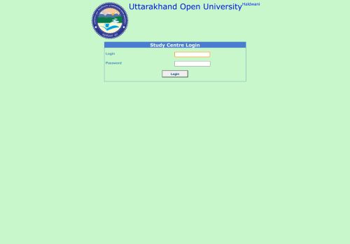 
                            3. SIS:Login - Uttarakhand Open University