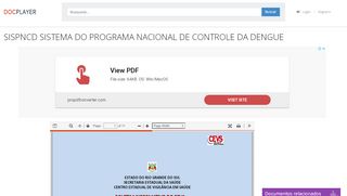 
                            8. sispncd sistema do programa nacional de controle ... - DocPlayer.com.br
