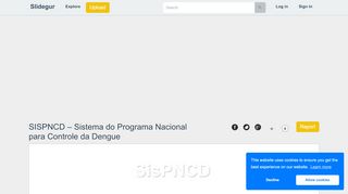 
                            12. SISPNCD – Sistema do Programa Nacional para Controle da Dengue