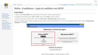 
                            7. SisPos - Candidatura - Login de candidato com IdUFF - Base de ...